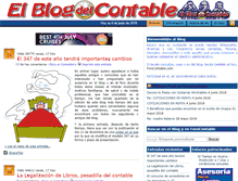 Tablet Screenshot of elblogdelcontable.com